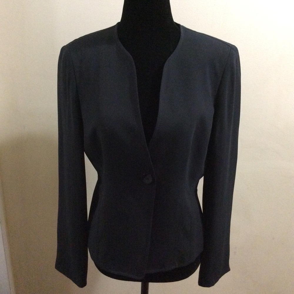Anne Klein New York 100% silk blazer